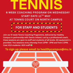 Tennis Lessons – 6 Week Course